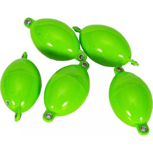 5Pcs PVC Bubble Floats Bold Snap-On Eco-friendly Sea Carp Coarse Surface Green Purple Fishing Float for Fishing Lover
