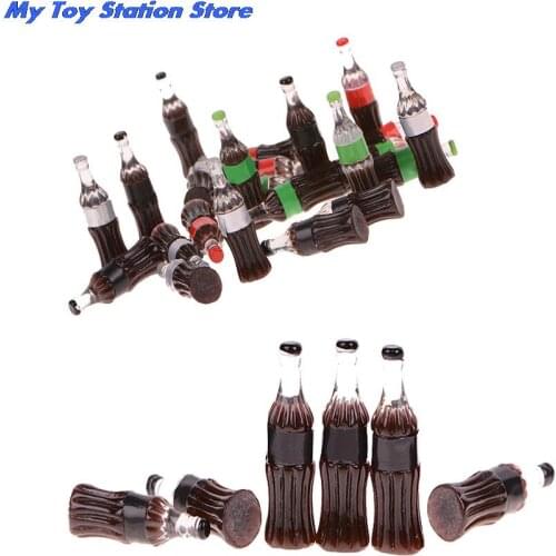 6Pcs Figurine Craft Miniature Slime Charms Bottle Resin Plasticine Slime 3.2cm Accessories Bead Making Supplies For Dollhouse