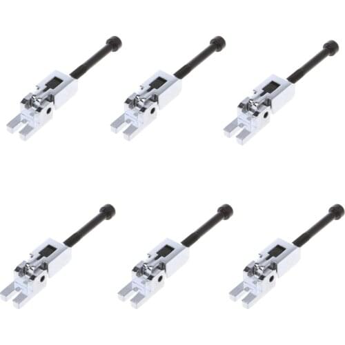 6 Pcs/set Saddles Guitar Bridge with String Lock Screws Replacement Parts Guitar Accessories