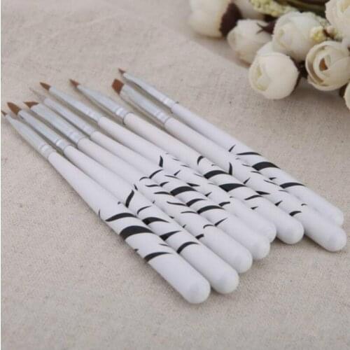 8PCS Nail Art Design Set Dotting Painting Drawing Polish Brushes