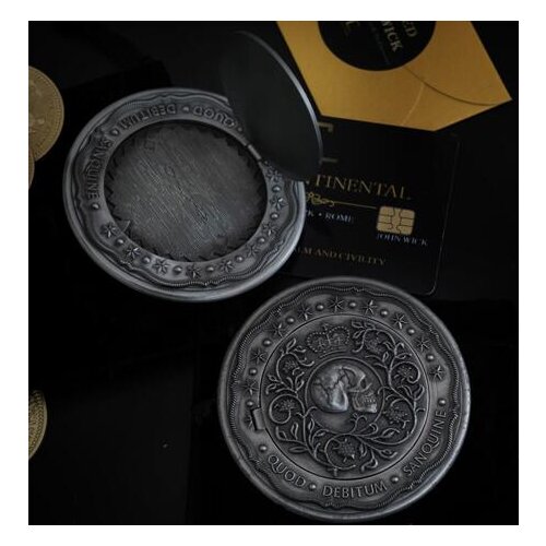 John Wick Chapter 2 Cosplay Accessories John Wick: Chapter 2 Blood Oath Marker Coin