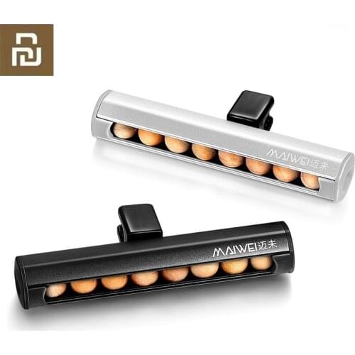 Youpin Maiwei Car Holder Incense Ball Natural Sandalwood Sachets Aromatic Wardrobe Aromatherapy Ball For Mi Air Purifier