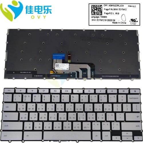 CH China laptop keyboard for ASUS Chromebook C434T C434TA 14 notebook keyboards backlight light replacement ASM18J2 0KN1 7E1TW12