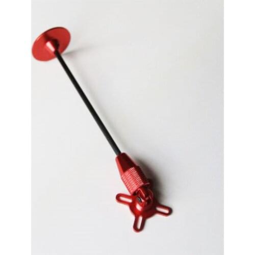 Four-axis aluminum alloy folding GPS mount, zero-degree GPS bracket, red and black for multi-axis aircraft
