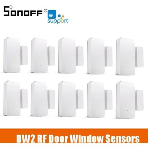 Itead SONOFF DW2 RF 433Mhz Door Window Sensors Samrt Home Alert Notification Security Sensor Works With RF Bridge eWelink IFTTT