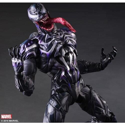 PLAY ARTS 25cm Venom in Movie Spiderman Action Figure Model Toys