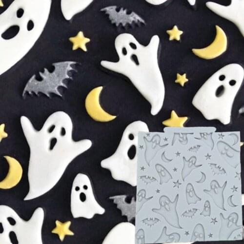 Halloween Theme Ghosts Moulds Fondant Cake Decor Tools Silicone Molds Sugarcraft Chocolate Baking Tools for Cakes Gumpaste Form