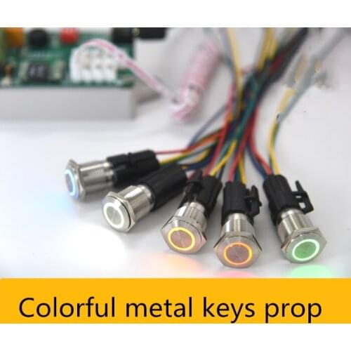 Real life escape room game prop Colorful metal keys prop Lighting color Sequence key unlock Takagism game