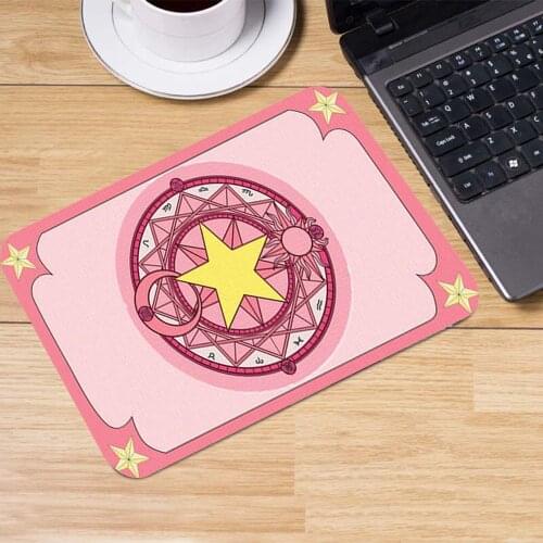 Anime Magic Card Square Mouse Pad Gamer Competition Mouse Pad Thicken Closed Edge Office Laptop Keyboard Carpet Mat 220x180