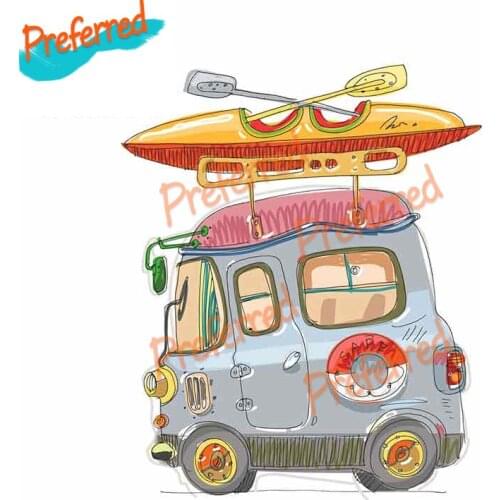 Camper Van and Fashion DIY Hip Hop VAN RV Graffiti Decal Motocross Racing Laptop Helmet Trunk Wall Vinyl Car Sticker