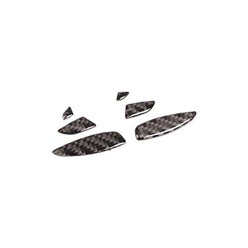 For Benz xC Seat adjustment switch patch real carbon fiber Interior Accessories Automotive Interior Stickers