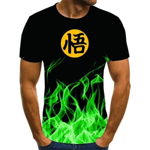 New 3d t-shirt flame fashion t-shirt men and women t-shirt summer casual hip-hop street clothing black smoke 3d t-shirt XXS-6XL