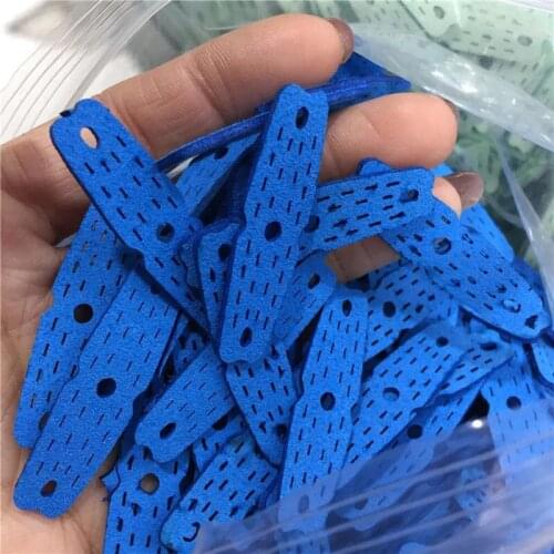 20PCS Hunting Microfiber Leather Slingshots Pouches With Center Hole for Outdoor Catapults Sling Shots Accessories