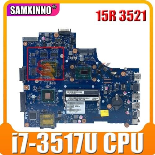 Original Laptop motherboard For DELL Inspiron 15R 3521 5521 Core SR0N6 I7 216-0842009 2G Mainboard CN-077TP7 077TP7 LA-9101P