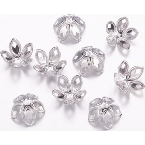 PandaHall 20pcs 18x8mm Iron Bead Caps Jewelry Findings Small Lot Discount Accessories