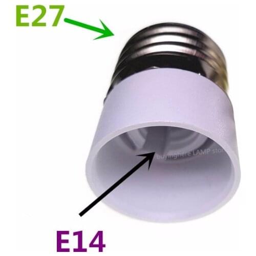 Lamp socket adapter e27 TO E14 TO E27 lamp base E27 turn to E14 lamp holder turn to E27 Lamp head converter