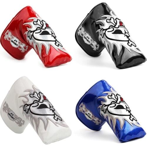 Vernis PU Leather Golf Blade Putter Headcover Golf Club Head Covers Golf Blade Putter Cover Magnetic Closure for TaylorMade