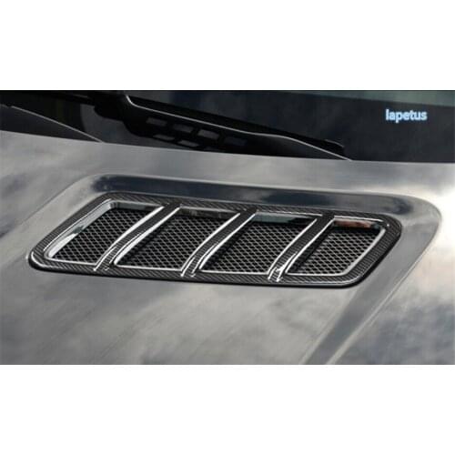Lapetus Front Roof Hood Air Condition AC Vent Outlet Decoration Frame Cover Trim 2Pcs For Mercedes-Benz ML GL 2013 2014 2015 ABS