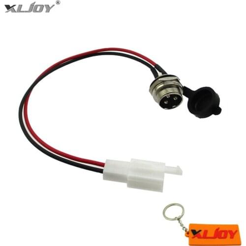XLJOY 3 Pin Connector Jack Socket For Battery Charger Razor Izip E Scooter Star II