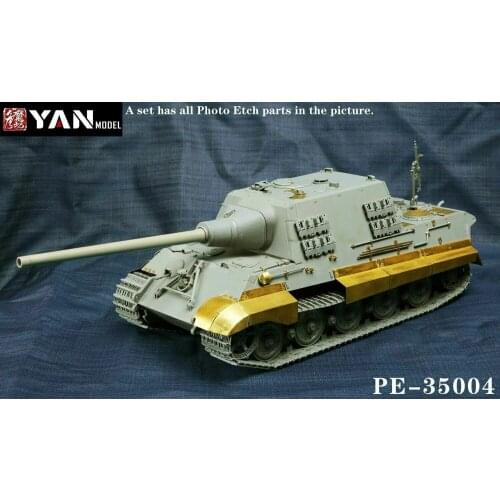 Yan Model PE-35004 1/35 Sd.Kfz.186 Jagdtiger Detail Up Set for Takom 8001