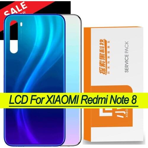 Original For Xiaomi Redmi note 8 Battery Cover Back Glass Panel Rear Housing case For Redmi note 8 Back battery Cover door