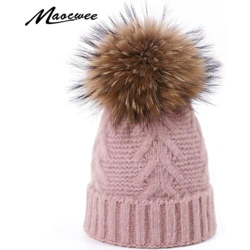 Womens hat Beanie Hat Skullies Autumn And Winter Warm Soft Knitted Hat Wool Hat Casual Solid fashion Outdoor Multiple Colour