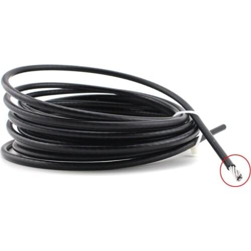 10Meters/20Meters/Roll Black PVC Plastic Coated 304 Stainless Steel Wire Rope Cable 1MM-6MM Diameter