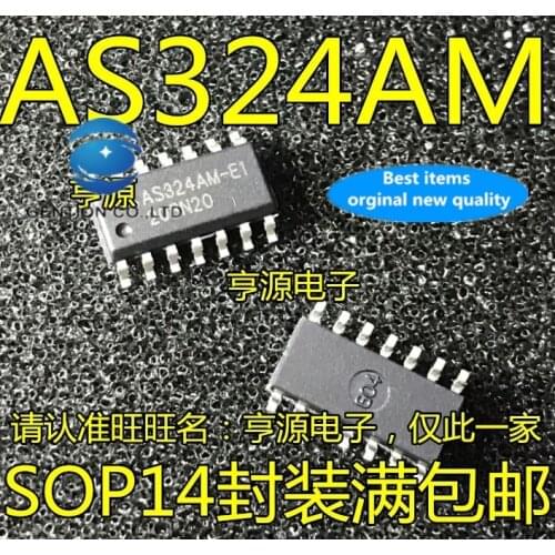 10PCS AS324 AS324AMTR-E1 AS324AM-E1 SOP14 in stock 100% new and original