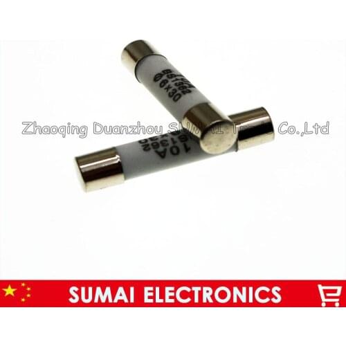 100PCS 10A 250V 6x30mm Ceramic tube Fuse for Car,Electrical,instrument etc.Fast acting,10A fuses