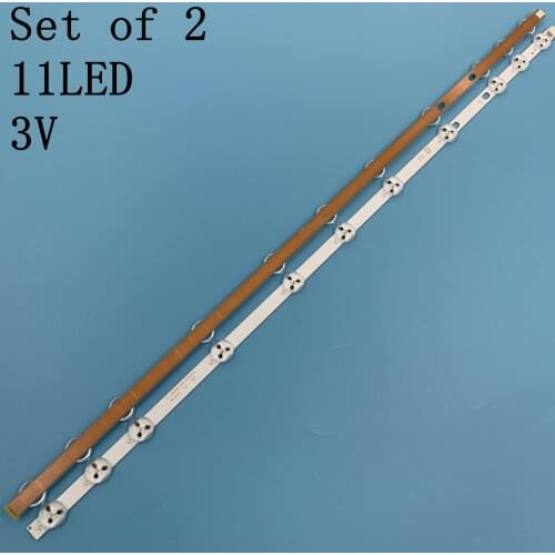 11LEDS Backlight Strip For TELEFUNKEN TE32182B29C10 32TLKDLEDSMART 32XT3000DM Bars Kit TV LED Band Innotek 32" NDV REV0.0 REV1.1