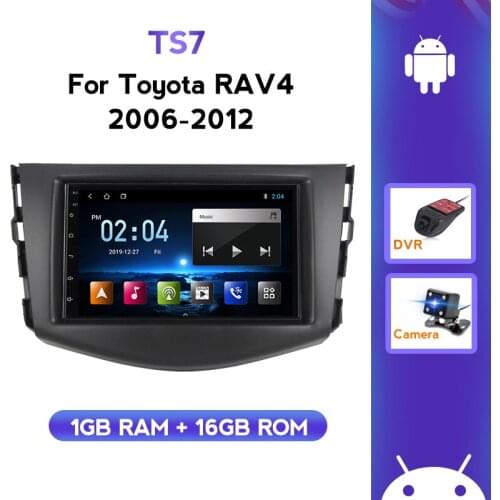 7INCH Android Car Radio Dvd Gps Navigation For Toyota RAV4 2006 2007 - 2012 2din Car Radio Multimedia Player Head Unit DVR SWC