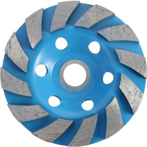 4 Inch 100mm 6 Hole Diamond Segment Grinding CUP Wheel Disc Grinder Granite Stone In Stock