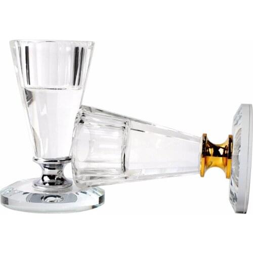C&H C&H CRYSTAL Decorative Silver Candlesticks