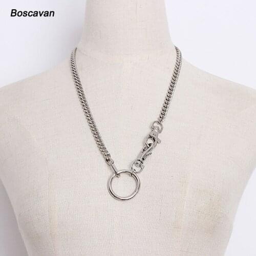 Punk Rock Unisex Chain Chokers Metal link Collar Chains Collar Punk Rock Gothic Accessoriess
