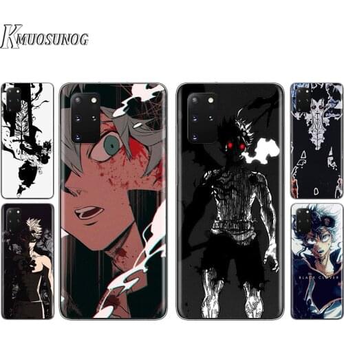 Anime Black Clover For Samsung S20 FE A91 A81 A72 A71 A52 A51 A42 A41 A32 A31 A21 A12 Lite Transparent Phone Case