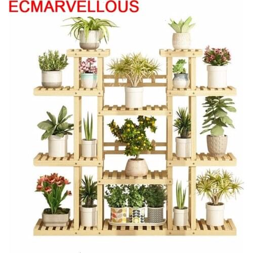 Escalera Wooden Shelves For Estanteria Para Plantas Varanda Ladder Balcony Outdoor Flower Shelf Stojak Na Kwiaty Plant Stand