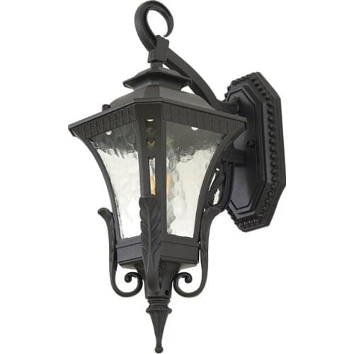 European leafy grass lace pattern durable wall lamp, Waterproof Wind resistant public decoration 110v 220v aluminium nepenthes