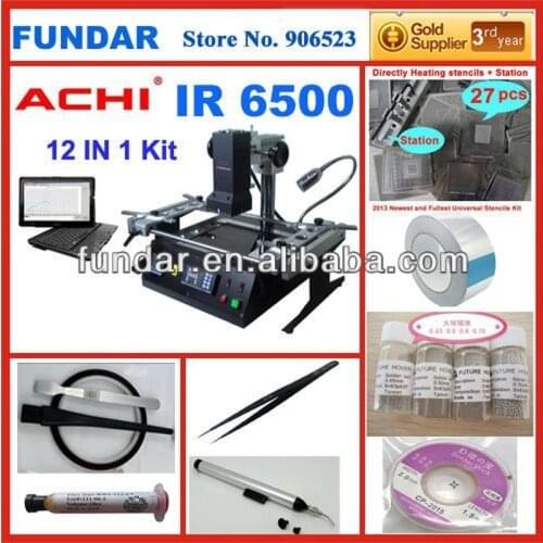 Hot sale cheapest ACHI IR6500 infrared stable than hot air digital rework station