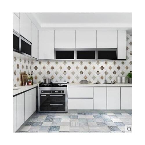 Kitchen oil-proof stickers high temperature cooktop self-adhesive waterproof tile cabinet countertop hood wall sticker wallpaper