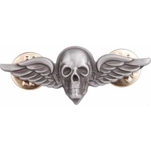US ARMY AIRBORNE PARACHUTE WING METAL BADGE PIN SKULL INSIGNIA Military Store