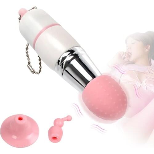 Mini Nipple Suction Cup Vibrator Mini Vibrating Massage Stick AV Stick Three-piece Set To Stimulate The Clitoris Female Sex Toys
