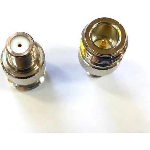 Copper F Type Female To N Type Female RF Connector Coaxial adapter New