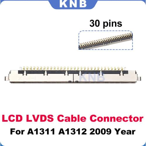 New LCD LED LVDS Cable Connector 30 Pins For iMac 21.5" A1311 2009 27" A1312 2009 2010
