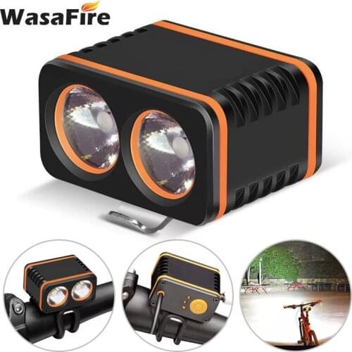 USB Bicycle Front Light Mini 2*T6 LED Bicycle Headlight 800LM Cycling Flashlight Waterproof 4 Modes MTB Lantern Head Lamp