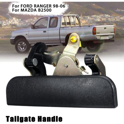 Black Rear Tailgate Trunk Handle For Ford Ranger For Mazda B2500 For Pickup 1999 2000 2001 2002 2003 2004 2005 2006 2007