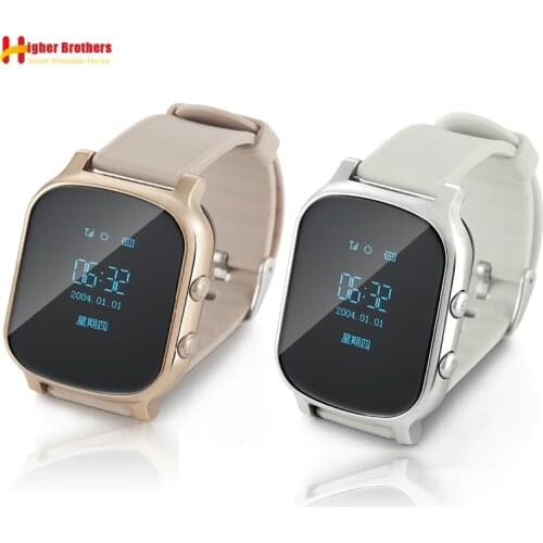 Smart Anti Lost Child GPS WIFI Tracker SOS Call Remote Monitoring Position Phone Kids GPS student Watch Compatible IOS & Android