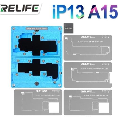SUNSHINE &G-LON Planting Tin Template BGA Reballing Stencil For iPhone 11/11Pro/11Pro Max Motherboard IC Soldering Repair Tool