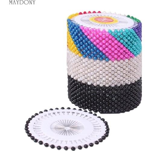 TZ24 480PCS Simple broches Pure brooches for women hijab pins color shijab accessories mujer libelula spille broches mujer