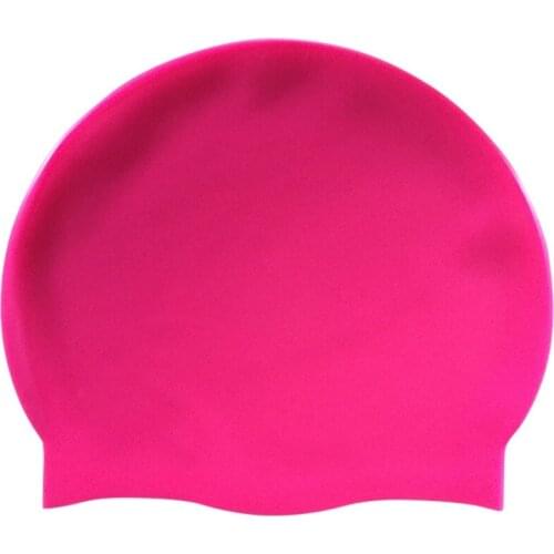 Women Long Hair Waterproof Swim Pool Cap Adults Swimming Caps Ear Protect Large Natacion Badmuts Silicone Diving Hat