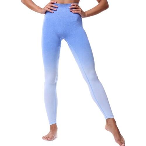 Women Gym Yoga Seamless Pants Sports Clothes Stretchy High Waist Athletic Exercise Fitness Leggings Activewear Pants